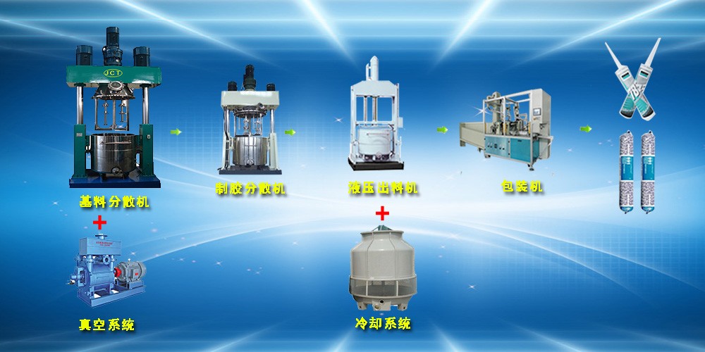 硅酮中性玻璃膠生產(chǎn)線方案1 硅酮中性玻璃膠生產(chǎn)線方案1