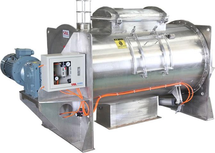 臥式螺帶混合機(jī) 臥式螺帶混合機(jī)