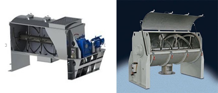 臥式螺帶混合機(jī) 臥式螺帶混合機(jī)